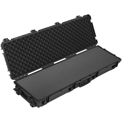 Hard Rifle Case, Lockable, Pre-Cut Foam, IP67, Wheeled
