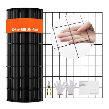 Hardware Cloth 24 x 50 ft, 16 Gauge Vinyl-Coated Mesh