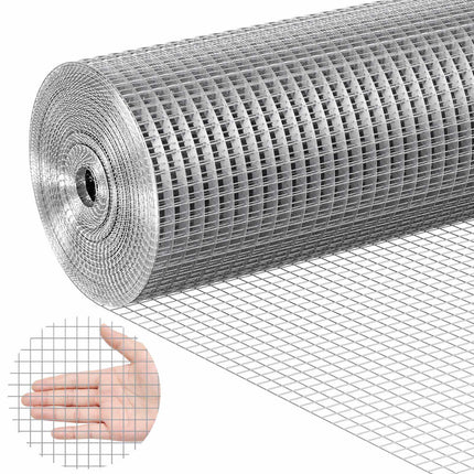 Hardware Cloth Roll, 1/2-Inch Mesh, 24in x 50ft, 19 Gauge