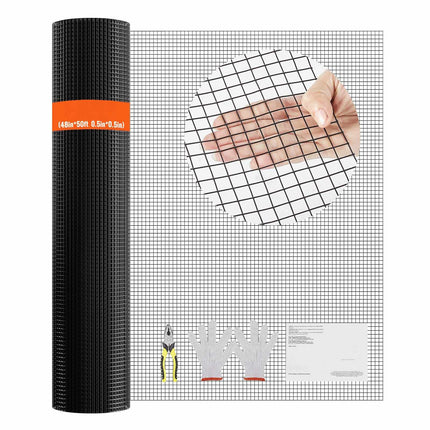 Hardware Cloth Roll 48in x 50ft, 19 Gauge, Vinyl Coated