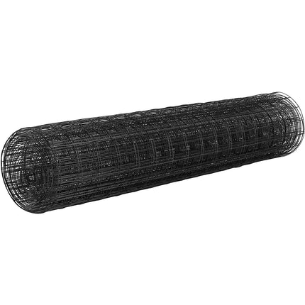 Hardware Cloth Wire Mesh Roll, Vinyl-Coated, 16 Gauge, 48 in x 50 ft