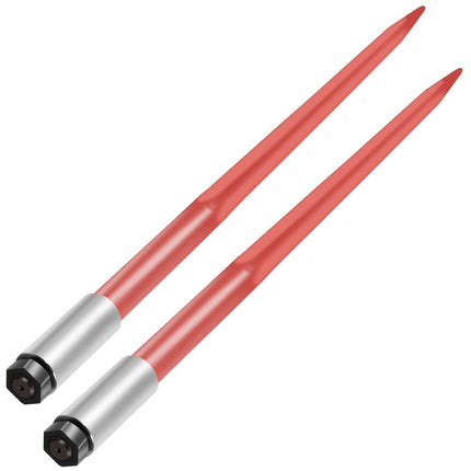 Hay Bale Spear Pair, 43 in, 3000 lb, Quick Attach