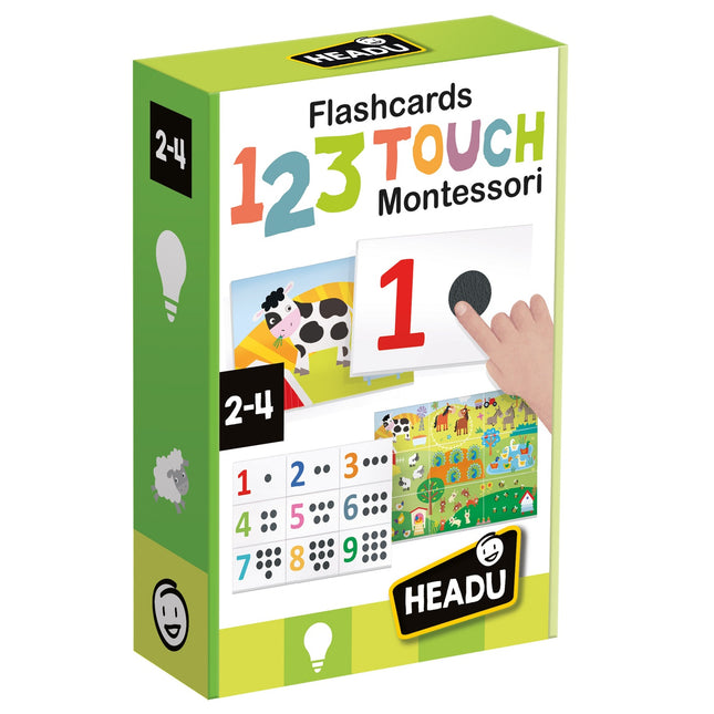 Headu kartičky 123 Touch Montessori, naučná hra