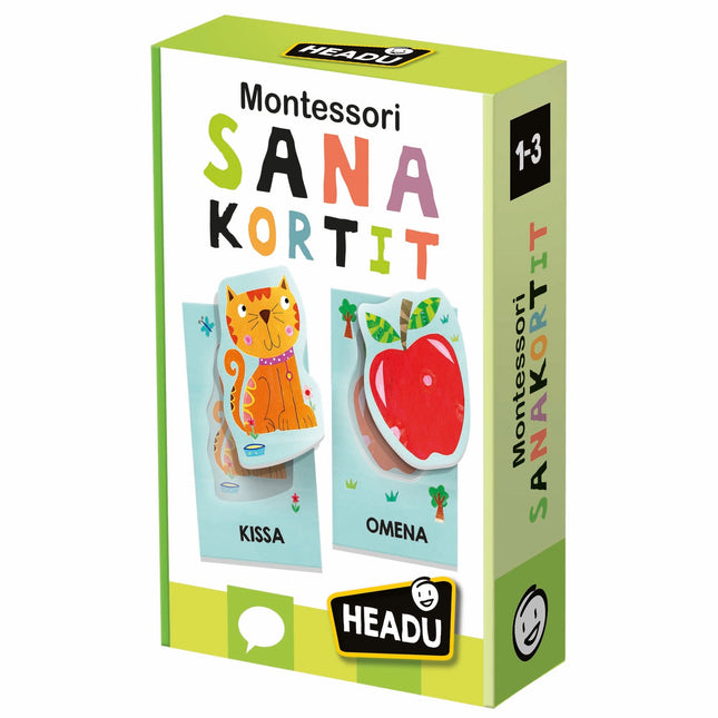 Headu Montessori kartičky pro nejmenší (ve finštině)