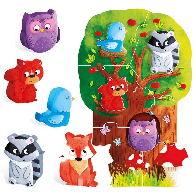 Headu Montessori první puzzle les