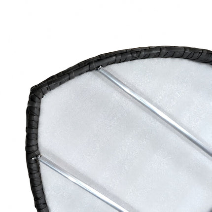 Plovoucí tác do bazénu ve tvaru srdce, černý ratan, 60cm
