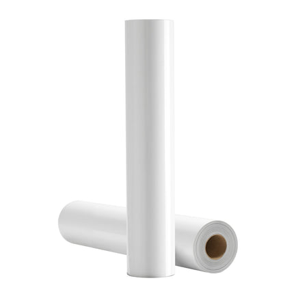 Heat Transfer Vinyl Roll, Glossy White, 12 in x 25 ft
