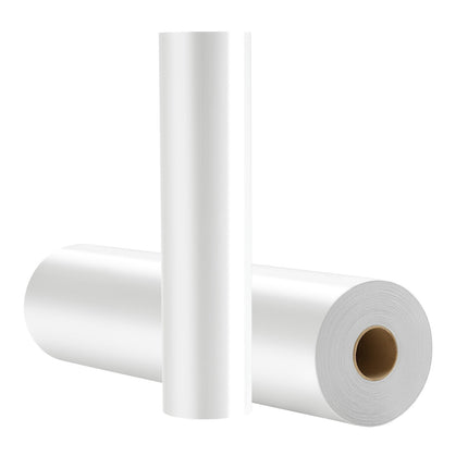 Heat Transfer Vinyl Roll, Glossy White, 12 in x 50 ft