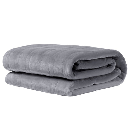 Heated Blanket 180 x 200 cm, 6 Heat, 9H Timer, Grey