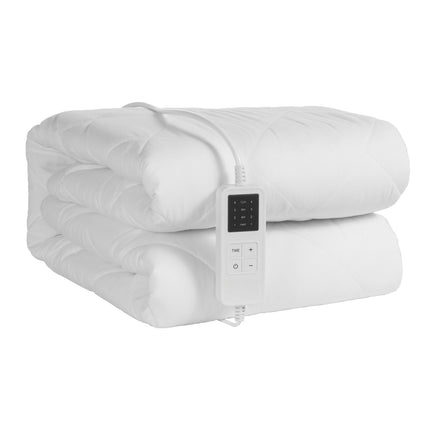 Heated Mattress Pad 150 x 80 cm, 60W, 4 Heat Settings, 12H Timer