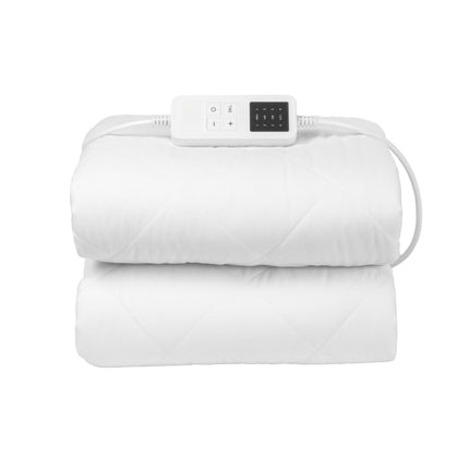 Heated Mattress Pad 150 x 80 cm, 60W, 4 Heat Settings, 12H Timer