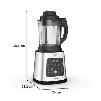Vyhřívaný mixér na polévky, 1400W, 10 programů, skleněná nádoba