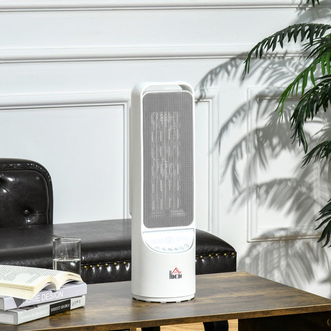 2000W Keramik-Heizlüfter, Fernbedienung & Timer, weiß