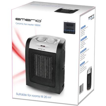 Teplovzdušný ventilátor 1800W termostat keramické těleso