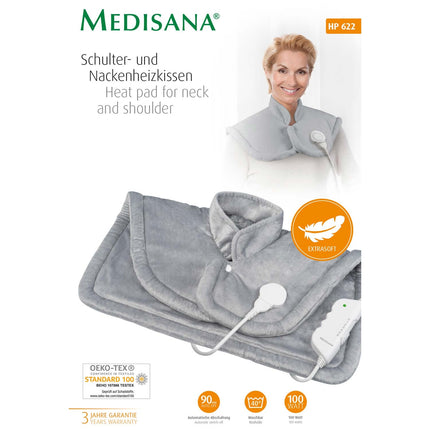 Vyhřívací polštářek na krk a záda HP622 56x52cm