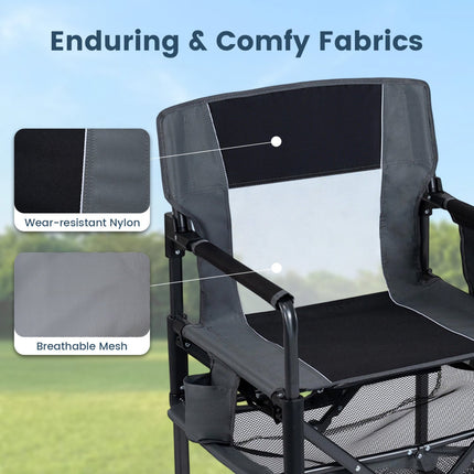 Heavy Duty Camping Chair with Cup Holder and Opener