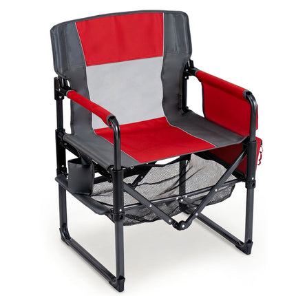 Heavy Duty Camping Chair with Cup Holder and Side Pocket