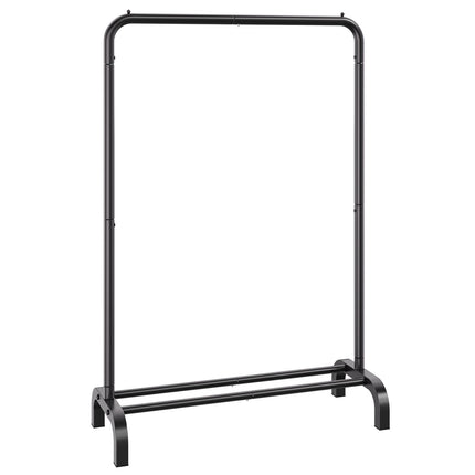 Heavy-Duty Clothes Rack With Hanging Rod, Bottom Shelf