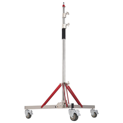 Heavy Duty Light Stand With Casters, 10.5 ft, 44 lb