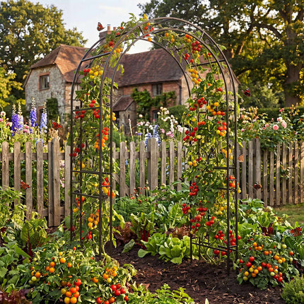 Heavy Duty Metal Garden Arch Trellis for Climbing Plants