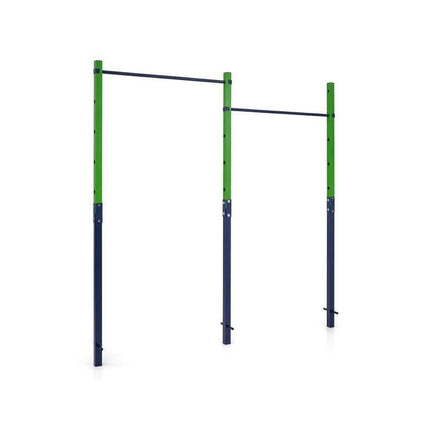 Heavy Duty Pull Up Bar Station with 5 Adjustable Heights, 220 kg, Blue