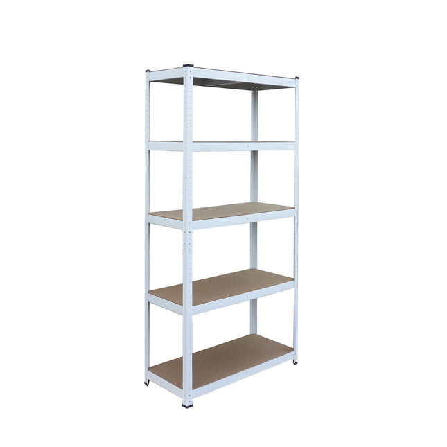 Heavy-Duty Steel Shelving Unit, 5 Adjustable Tiers