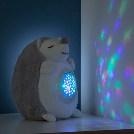 Plyšový ježek s bílým šumem a projektorem nočního světla Spikey InnovaGoods