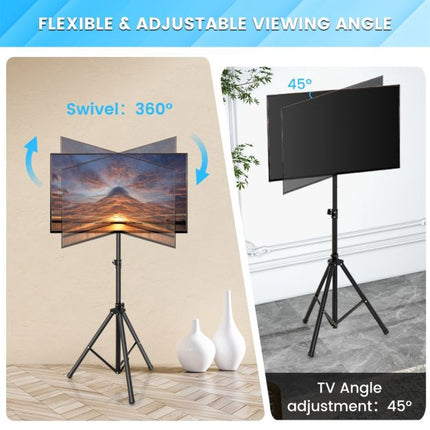 Výškově nastavitelný TV stojan na trojnožce, 21–47 palců, 35 kg