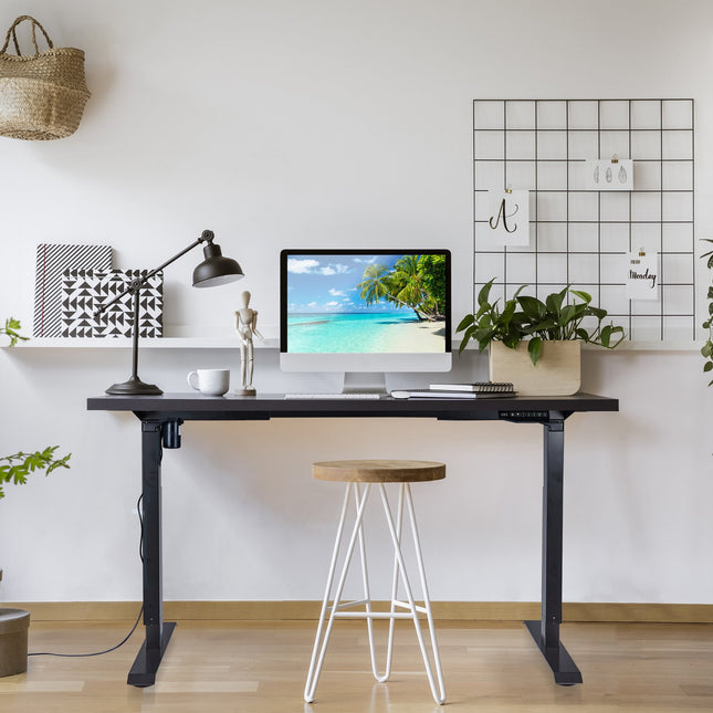 In hoogte verstelbaar tafelframe