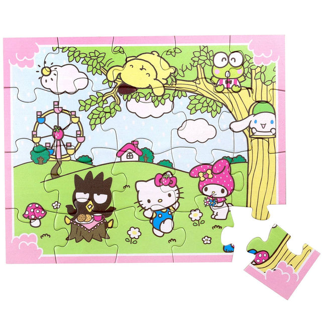 Dřevěné puzzle Hello Kitty, 20 dílků