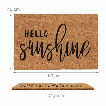 Kokosová rohožka Hello Sunshine