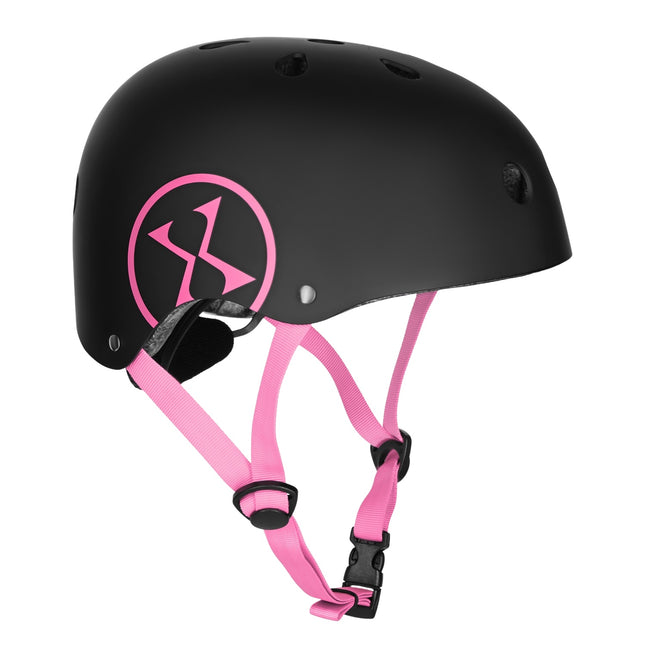Helmet Black-Pink, Size S (52-56cm)