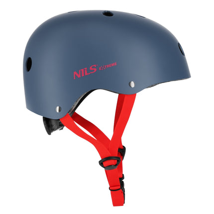 Helmet Gray-Red, Size S (52-56cm)