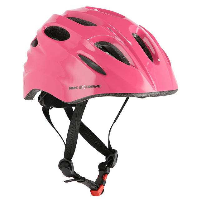 Helmet with Protectors Set, Pink, Size XS