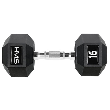 Hexagonální činka 16 kg – odolná, proti odkutálení