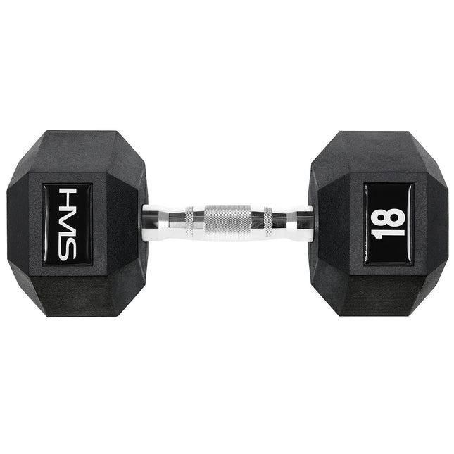Hexagonální činka 18 kg – odolné posilovací vybavení