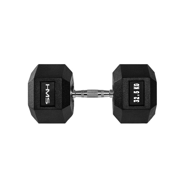 Hexagonální činka 32.5 kg – pogumovaná, proti odkutálení