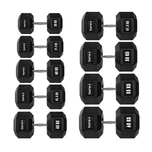 Hexagonální činka 47.5 kg – odolné vybavení pro silový trénink