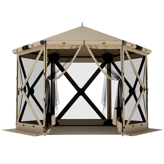 Šestihranný pavilon, 3x2.6m, vodotěsný, odolný UV záření
