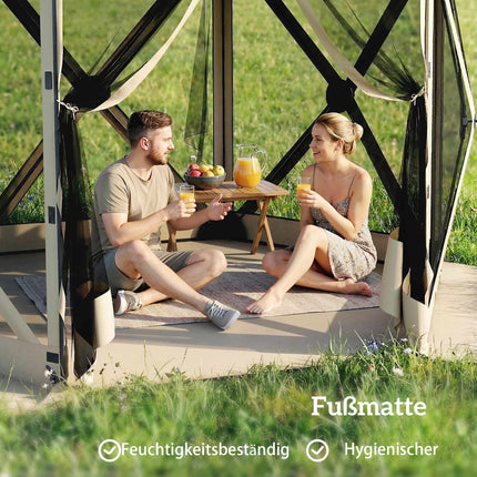 Hexagon Pavilion Tent, 3x2.6m, Waterproof, UV Resistant