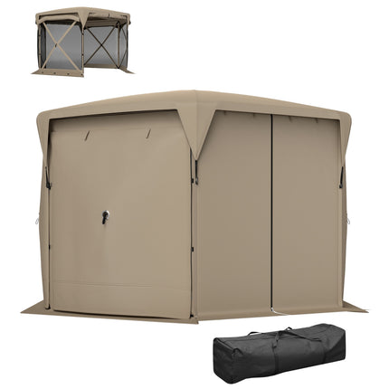 Šestihranný pop-up pavilon 3.5x3m, vodotěsný zahradní stan UV30+