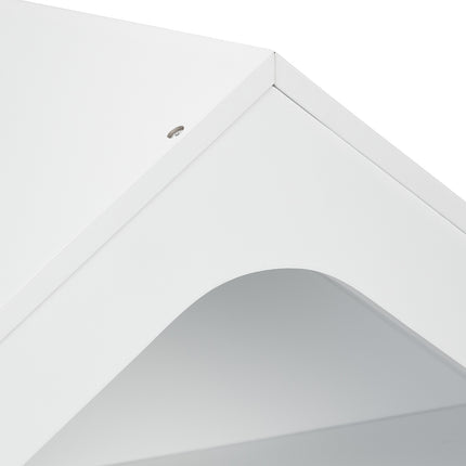 High children's shelf in the shape of a house