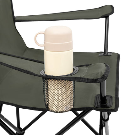 Turistická židle, khaki – lehká, přenosná