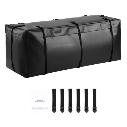 Hitch Cargo Carrier Bag, Waterproof, 20 Cu Ft, 6 Straps