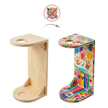 Hobby Horse Wall Hook, Pine Wood Space-Saving Holder