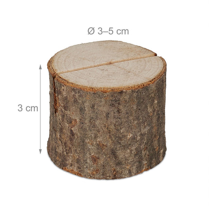 Holders for location cards, wooden set of 48