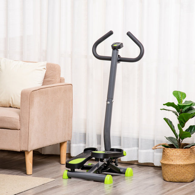 Stepper tréninkový stroj s LCD, madlem, nosnost 100 kg