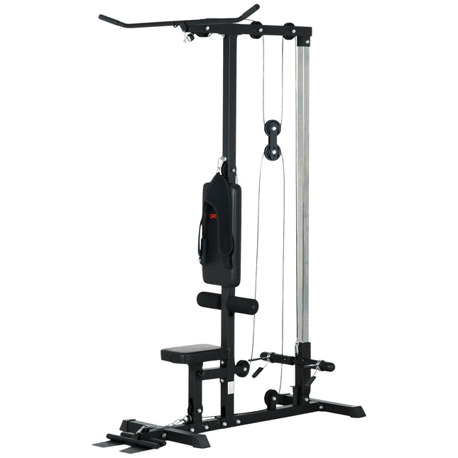 Domácí posilovna, veslovací trenažér, bez závaží, fitness vybavení do domácnosti, ocel, syntetická kůže, černá