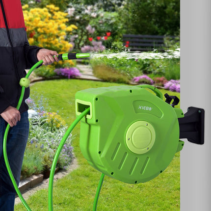 Automatický naviják s 22M zelenou otočnou vzduchovou hadicí
