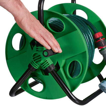 Hose reel 30 meters green/black